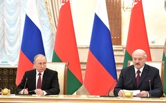 Владимир Путин и Александр Лукашенко. Фото с сайта kremlin.ru