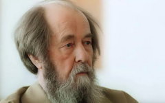 Александр Солженицын. Стоп-кадр с видео