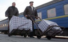 Украинские гастарбайтеры. Стоп-кадр с видео