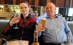 Сергей Скрипаль и его дочь Юлия
