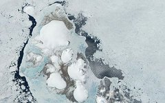 Снимок Северной Земли со спутника
