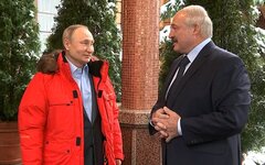 Путин и Лукашенко