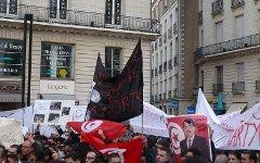 Тунисская демонстрация. Фото с сайта wikipedia.org