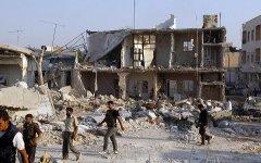 Последствия бомежек в Сирии. Фото с сайта samashadi.blogspot.com