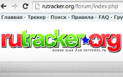 Скриншот сайта rutracker.org