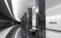 Проект станции «Пятницкое шоссе» с сайта mosmetro.ru
