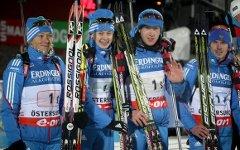Сборная России. Фото с сайта biathlonrus.com