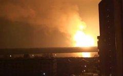 Взрыв газа в Московской области. Кадр из видео на YouTube