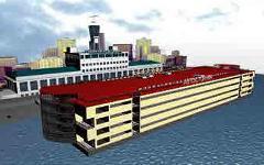 Плавучая автопарковка. Изображение с сайта riverforum.ru