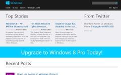 Скриншот сайта blogs.windows.com