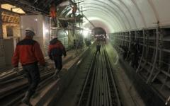 Строительные работы в  метро © РИА Новости, Илья Питалев
