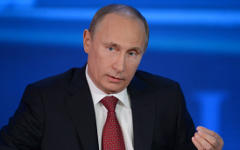 Владимир Путин. Скриншот с трансляции Первого Канала