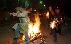Фестиваль огня в Иране. Фото с сайта iranian.com