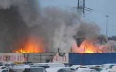 Пожар на Качаловском рынке. Фото с сайта veved.ru