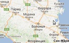 Район землетрясения. Фото с сайта maps.google.ru