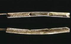 Флейта из бивня мамонта. Фото sciencedaily.com