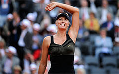 Мария Шарапова. Фото с сайта rolandgarros.com