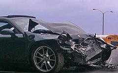 Автомобиль Porche Линдси Лохан. Фото с сайта tmz.com
