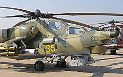 Российский вертолет Ми-28Н. Фото с сайта wikipedia.org
