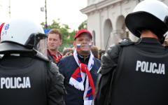 Фанаты и полиция © РИА Новости, Владимир Песня