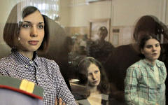 Участникцы Pussy Riot в суде © РИА Новости, Андрей Стенин