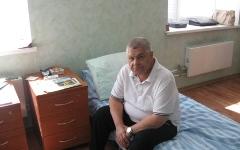 Валерий Сазыкин во время голодовки. Фото с сайта orenburg.spravedlivo.ru