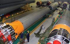 Сборка ракет-носителей «Союз» © РИА Новости, Олег Урусов