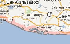 Сальвадор. Изображение с сайта maps.google.ru