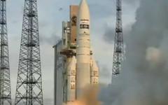 Ariane 5. Кадр телеканала euronews