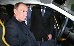 Владимир Путин за рулем © РИА Новости, Алексей Никольский