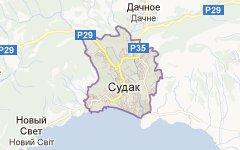 Судак. Крым. Фото с сайта map.google.com