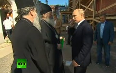 Скриншот с видео телеканала Russia Today