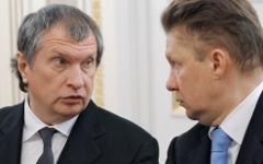 Игорь Сечин и Алексей Миллер © РИА Новости, Яна Лапикова
