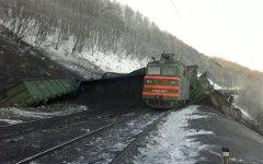 Авария на перегоне. Фото пресс-службы ГУ МЧС по Иркутской области