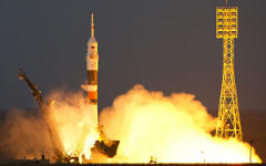Запуск корабля «Союз ТМА» © РИА Новости, Рамиль Ситдиков