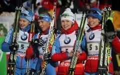Женская сборная России по биатлону. Фото с сайта rusbiathlon.ru