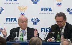 Йозеф Блаттер и Виталий Мутко (слева направо). Фото с сайта rfs.ru