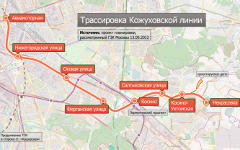 Кожуховская линия метро. Фото с сайта openstreetmap.org