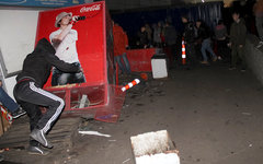 Погром на овощной базе в Бирюлево © KM.RU, Филипп Киреев