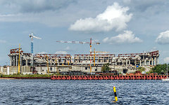 Cтадион «Зенит-Арена» на Крестовском острове. Фото Florstein с сайта wikipedia.o