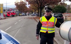 Полиция во Фрайбурге на месте происшествия. Кадр телеканала Russia Today