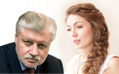 Сергей Миронов и Ольга Радиевская. Коллаж © KM.RU