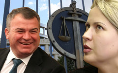 Анатолий Сердюков и Евгения Васильева. Коллаж © KM.RU