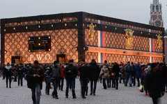 Павильон-чемодан Louis Vuitton на Красной площади © РИА Новости, Максим Блинов