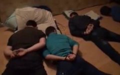 Задержание экстремистов. Кадр с видео в YouTube