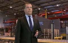 Стоп-кадр с видеоблога Дмитрия Медведева 