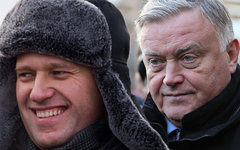 Алексей Навальный и Владимир Якунин. Коллаж © KM.RU