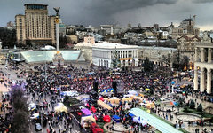 Евромайдан». Фото пользователя Instagram lolwhOOt