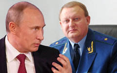Владимир Путин и Сергей Бобров. Коллаж © KM.RU