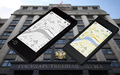 Аппараты Yotaphone. Коллаж © KM.RU